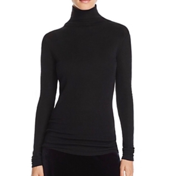 Vince Sweaters - Vince Fine Knit Turtleneck Sweater XS  Black NWT